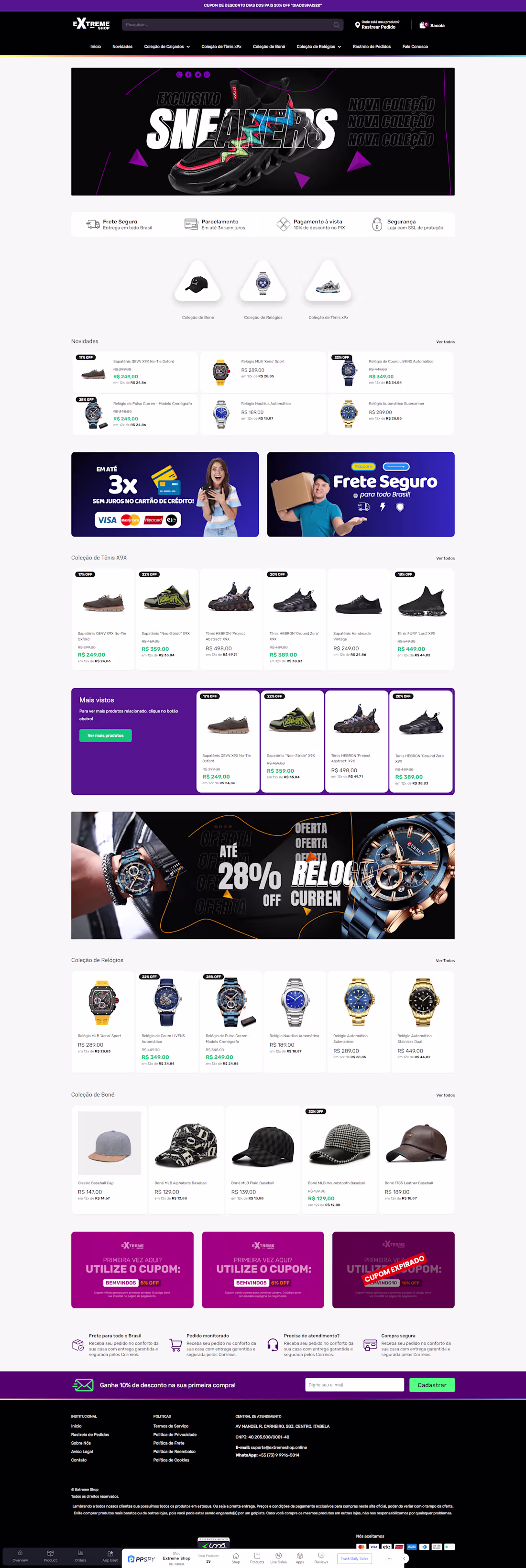 Cover image for Modern Shopify Store for Fashion & Sneakers – High-Conversio...