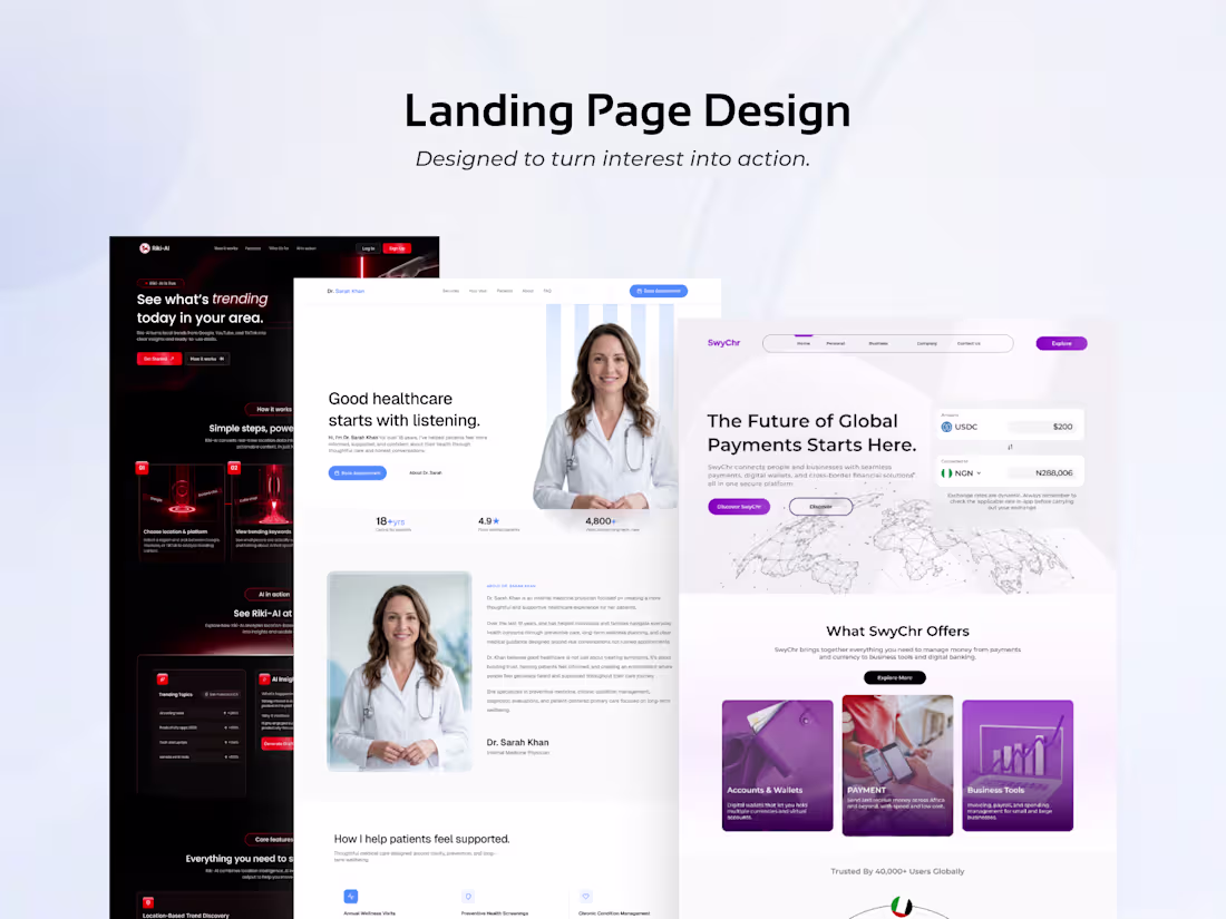 Cover image for Landing Page That Converts on First Scroll