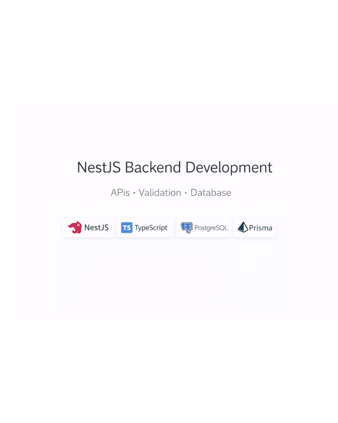 Cover image for NestJS Backend Development (APIs + Database)