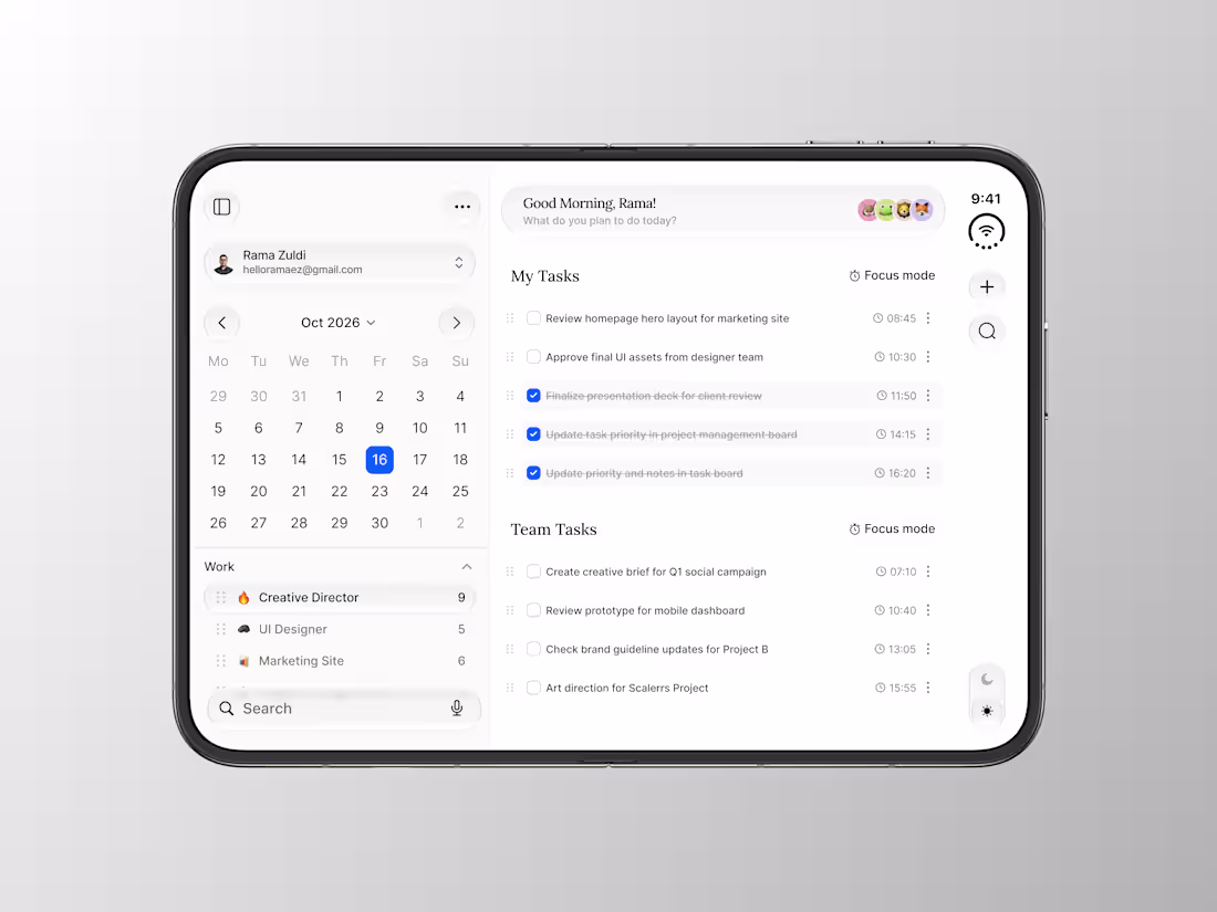 Cover image for Modern To Do List Mobile App UI Design