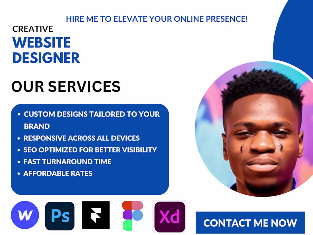 Cover image for I will build responsive website design tailored to you needs 