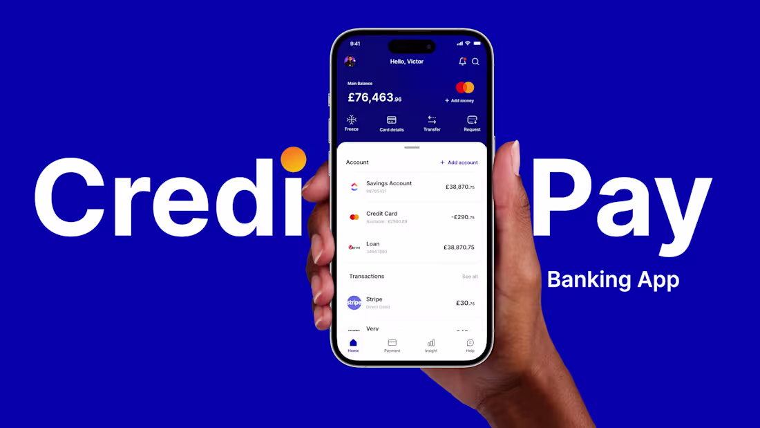 Cover image for Credipay: UX Audit, Research and UI UX Redesign from MVP to ...