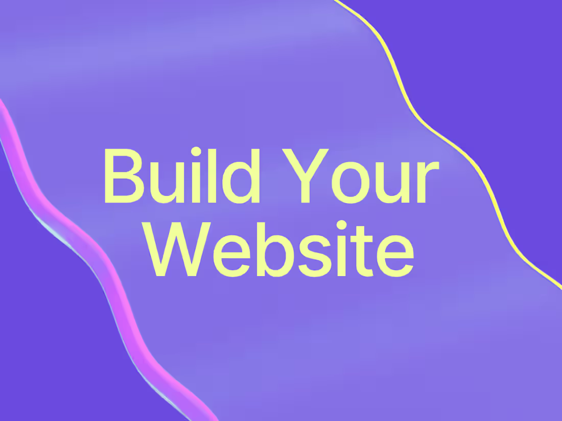 Cover image for Build Your Personal or Business Website