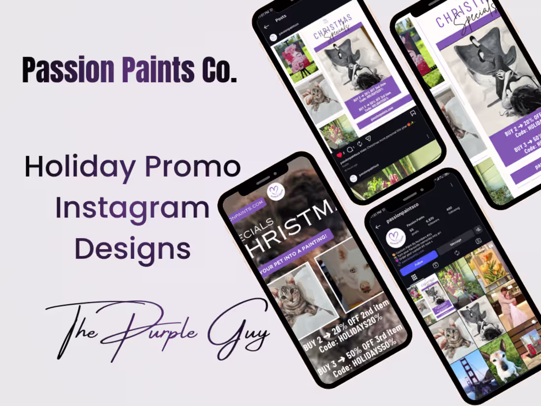 Cover image for Holiday Promo Instagram Designs Passion