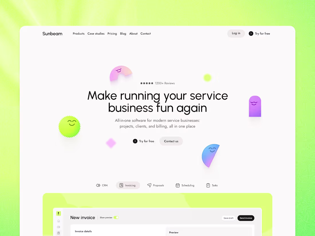 Cover image for Sunbeam: Designing a Believable SaaS Product Website