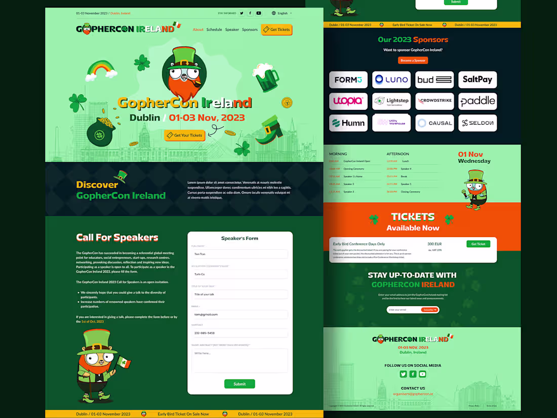 Cover image for GopherCon Ireland Landing Page