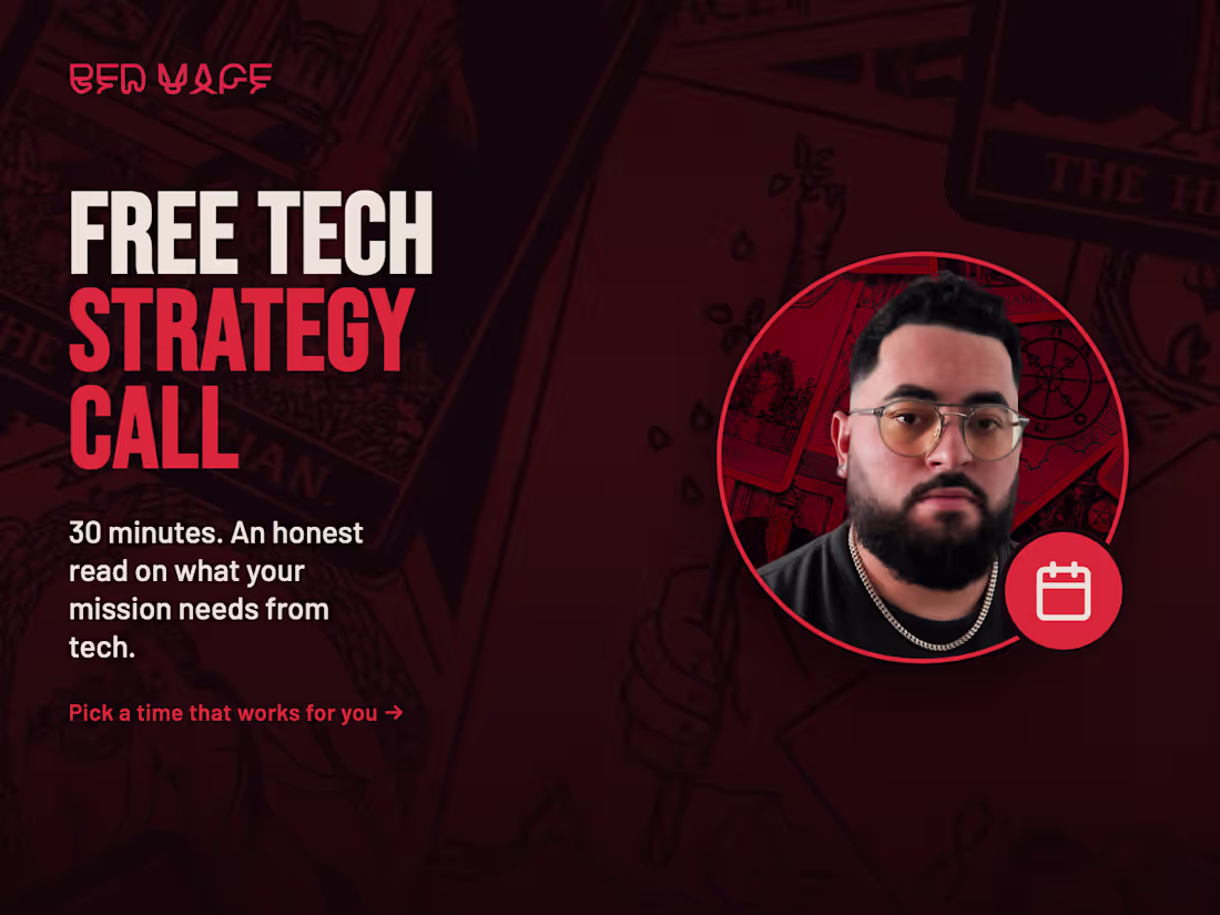 Cover image for Free Tech Strategy Call: 30 Minutes, Honest Advice