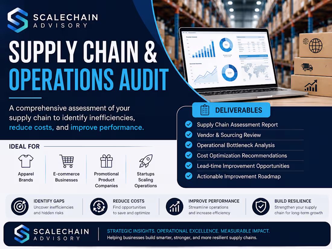 Cover image for Supply Chain & Operations Audit