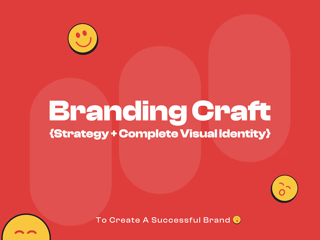 Cover image for BRANDING CRAFT (STRATEGY + COMPLETE VISUAL IDENTITY)