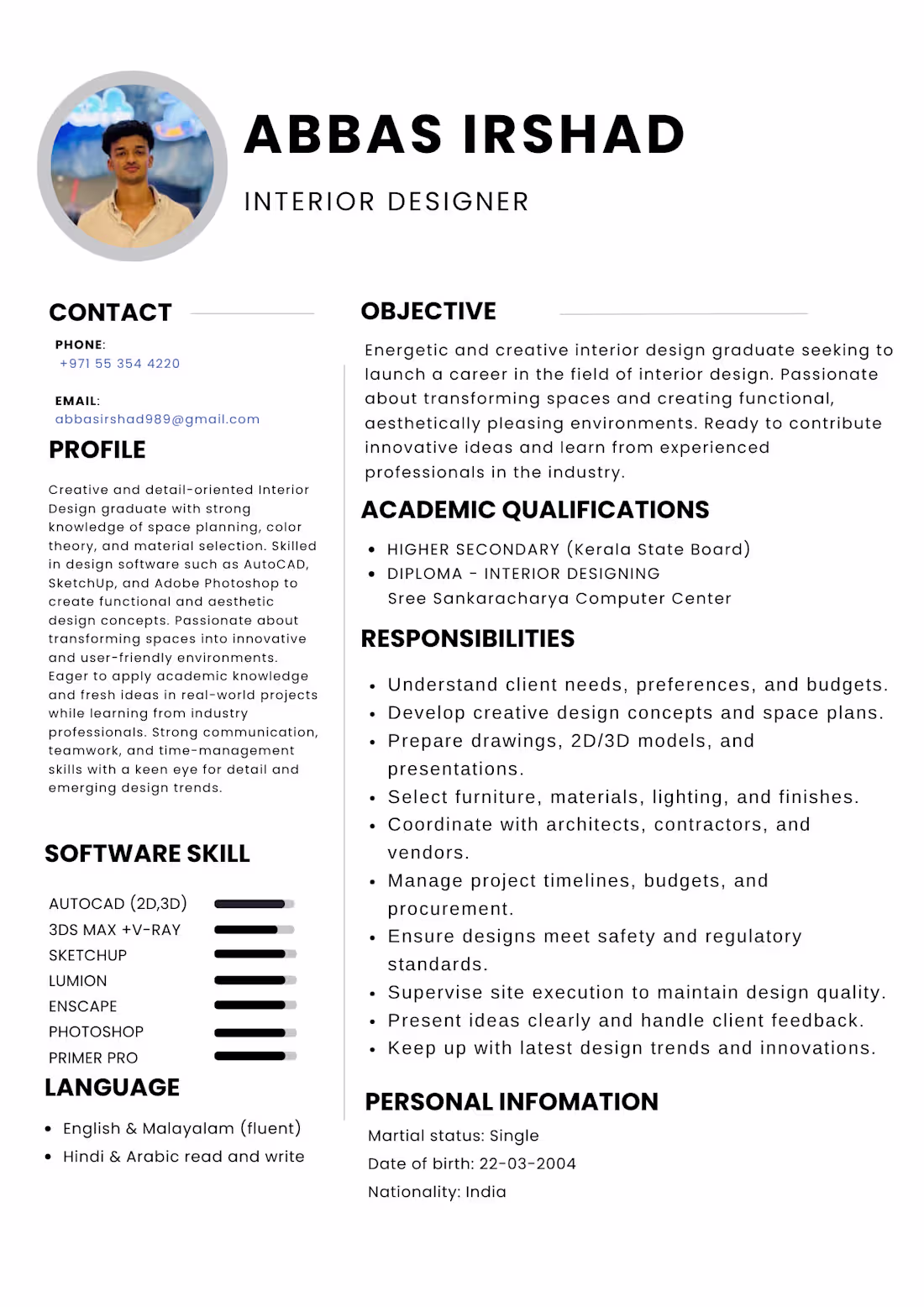 Cover image for ATS RESUME 