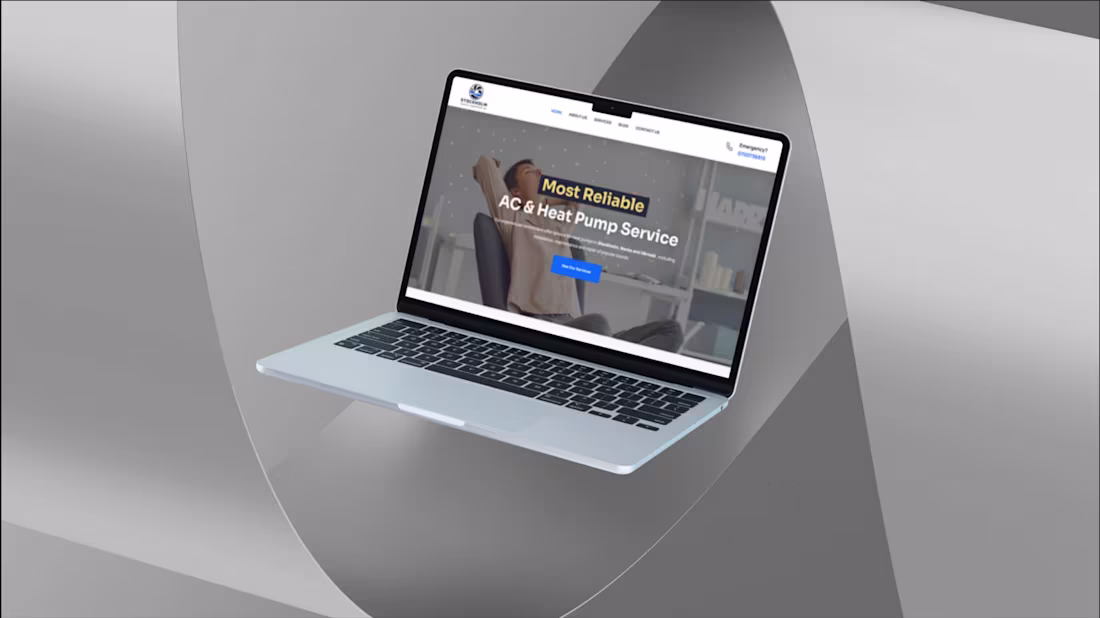 Cover image for Web Design for a Trusted HVAC Brand