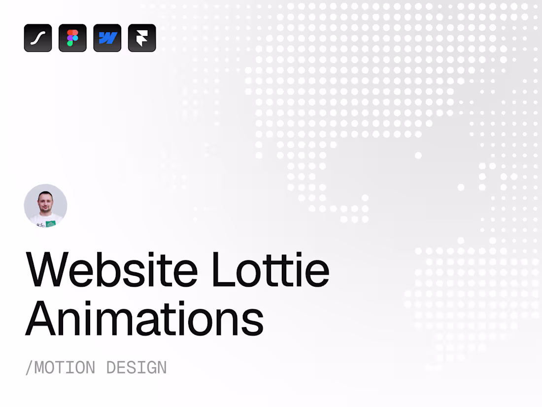 Cover image for Custom Lottie Animations | Web Animations