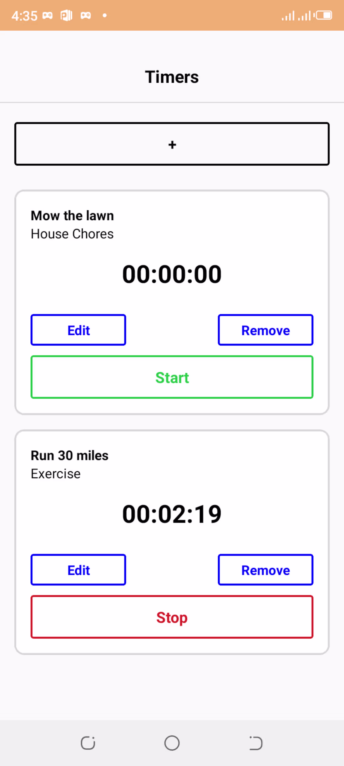 Cover image for ⏱️ Time Tracker Mobile App A simple productivity app built w...