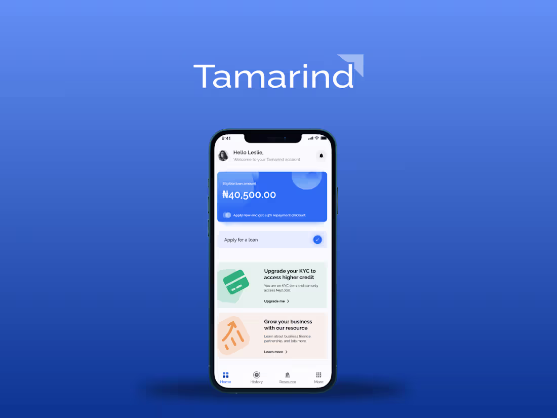 Cover image for Tamarind – Micro loans to SMEs – Joseph Kalu