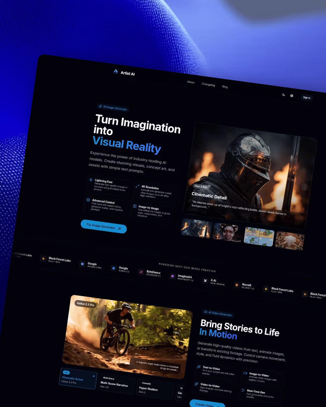 Cover image for Artist AI
Experience the power of