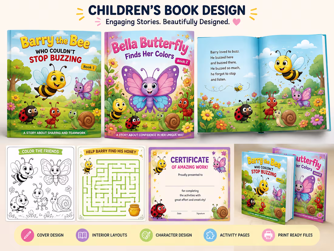 Cover image for Book Design & Illustration