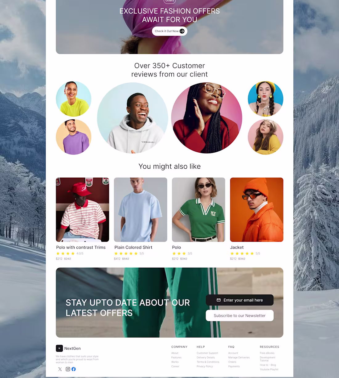 Cover image for Recently replicated a fashion e-commerce