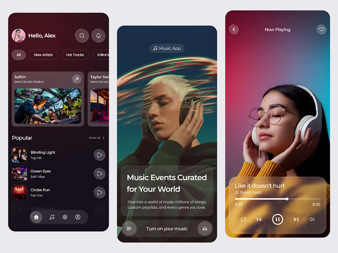 Cover image for Stunning Music App UI Design: Elevate Your App Experience