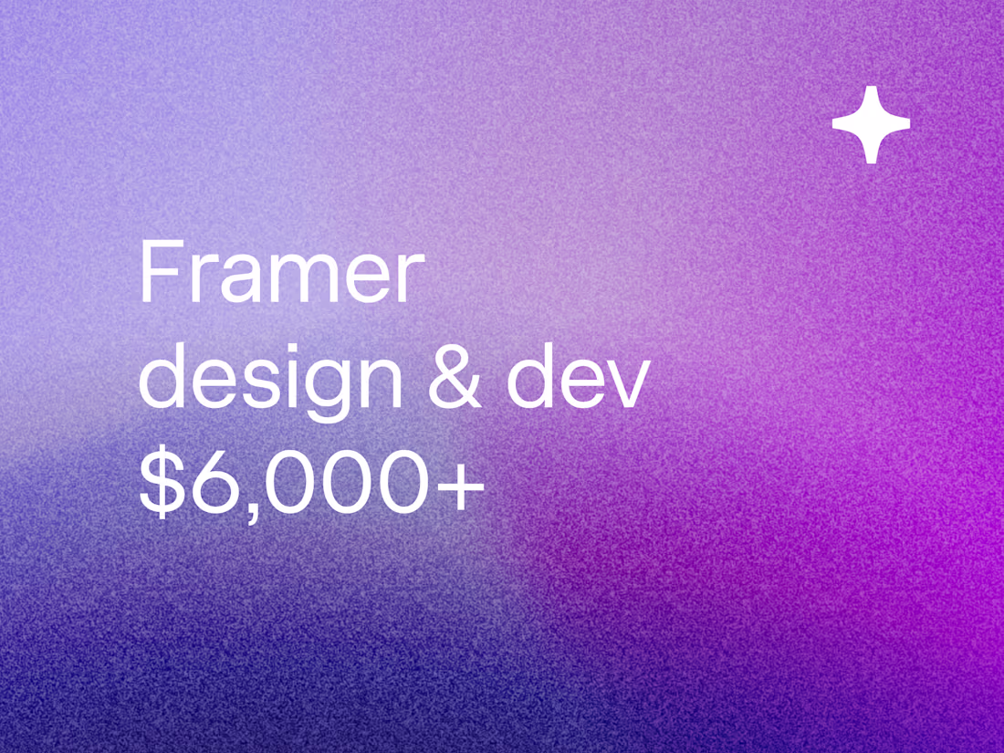 Cover image for Framer Website (Design & Development)