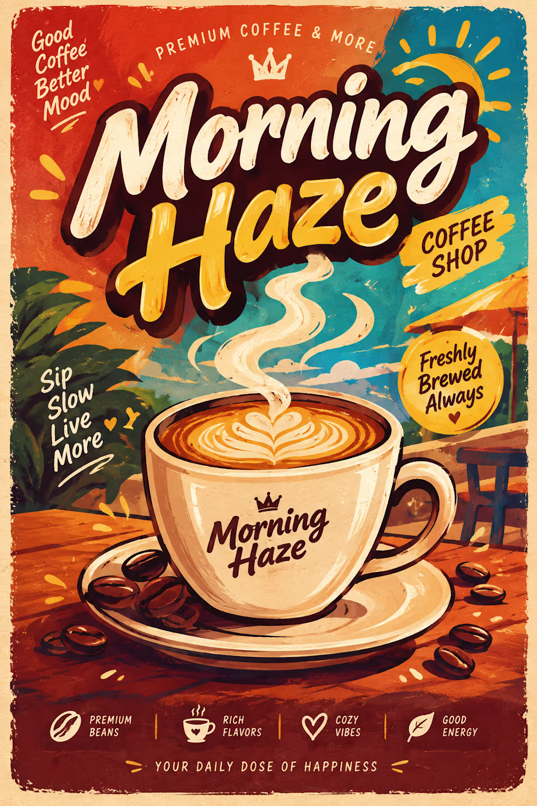 Cover image for created a demo poster for a coffee brand
