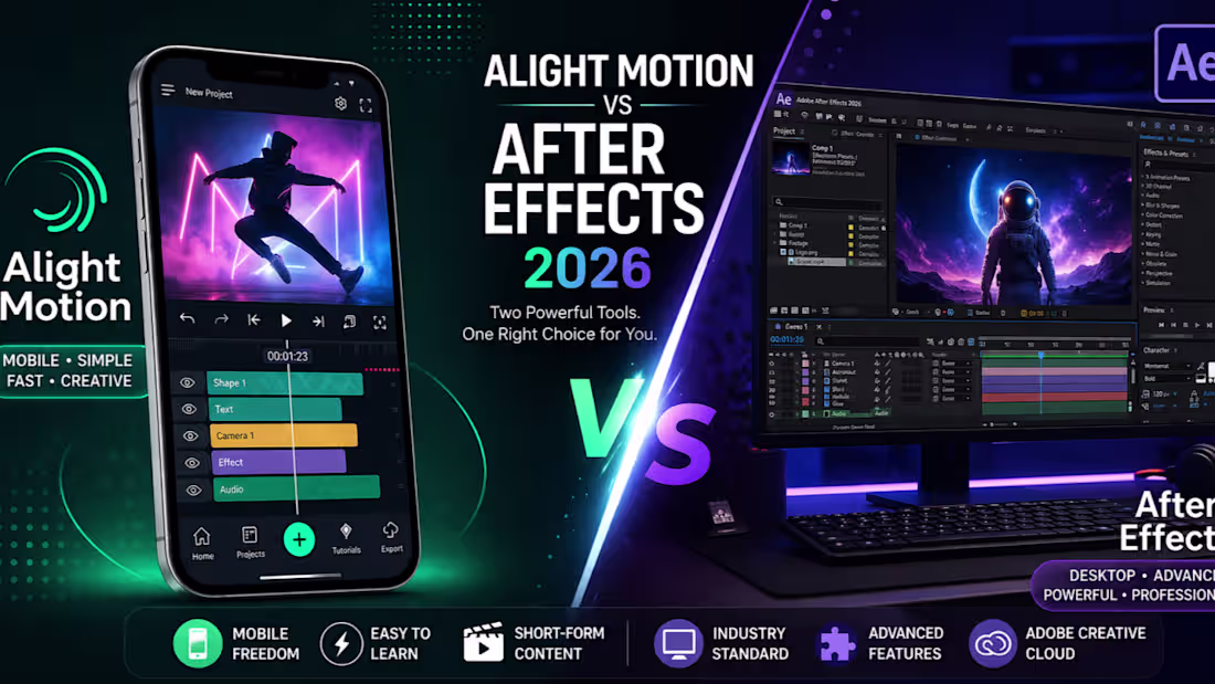 Cover image for Choosing between Alight Motion and