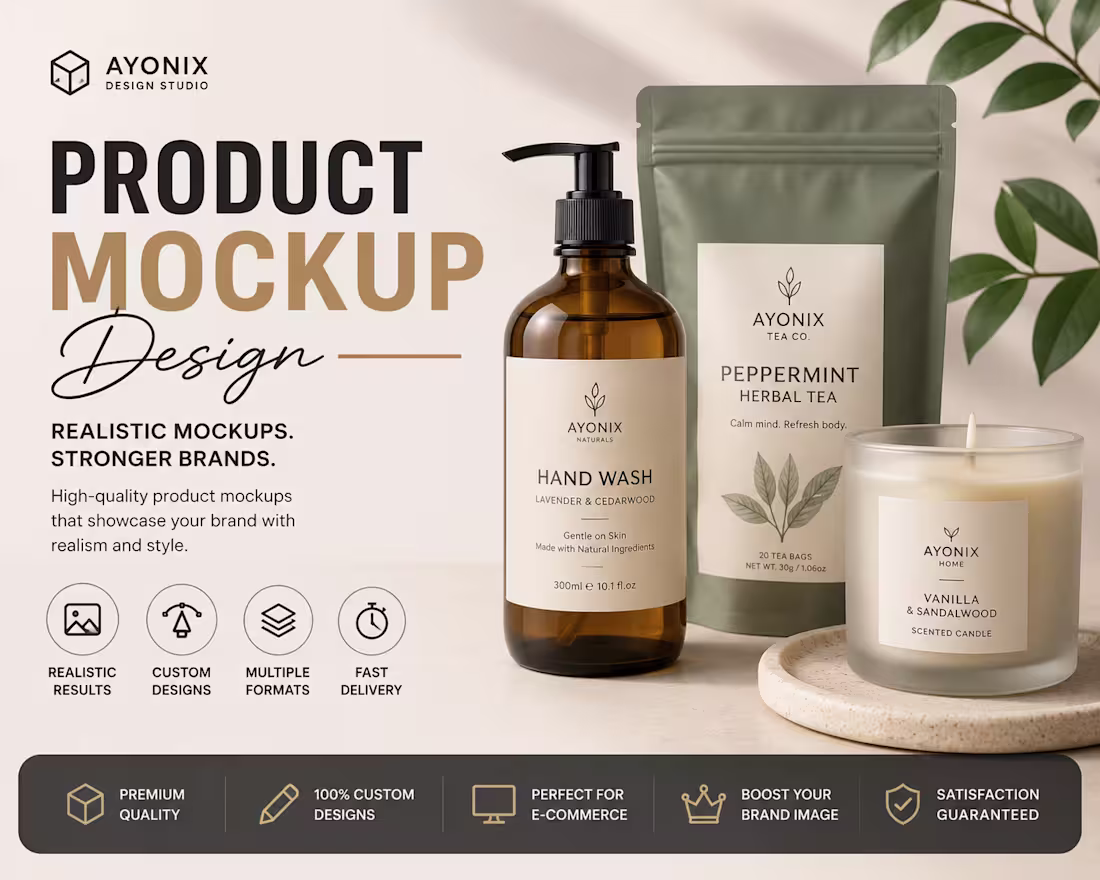 Cover image for Professional premium Product Mockup Design