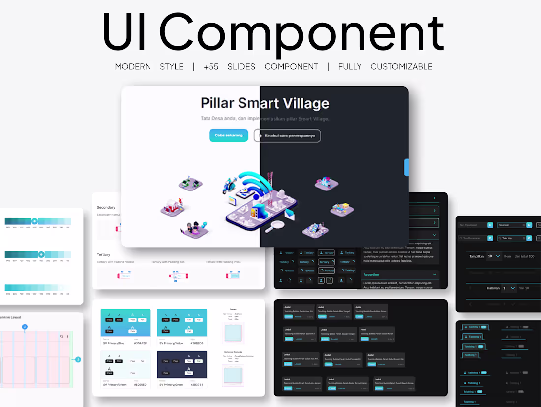 Cover image for Figma UI Component Kit Design