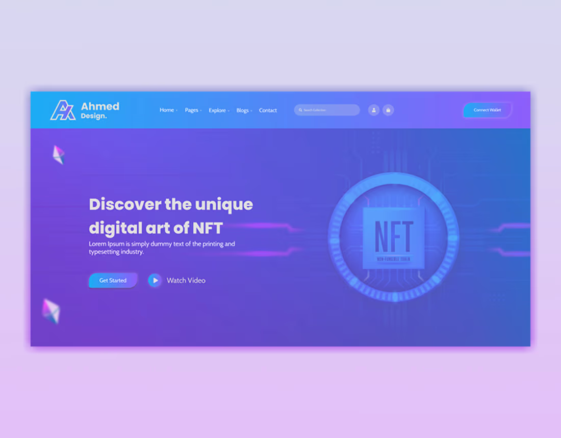Cover image for NFT Website Design