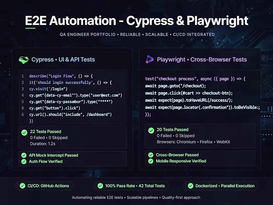 Cover image for E2E Test Automation with Cypress