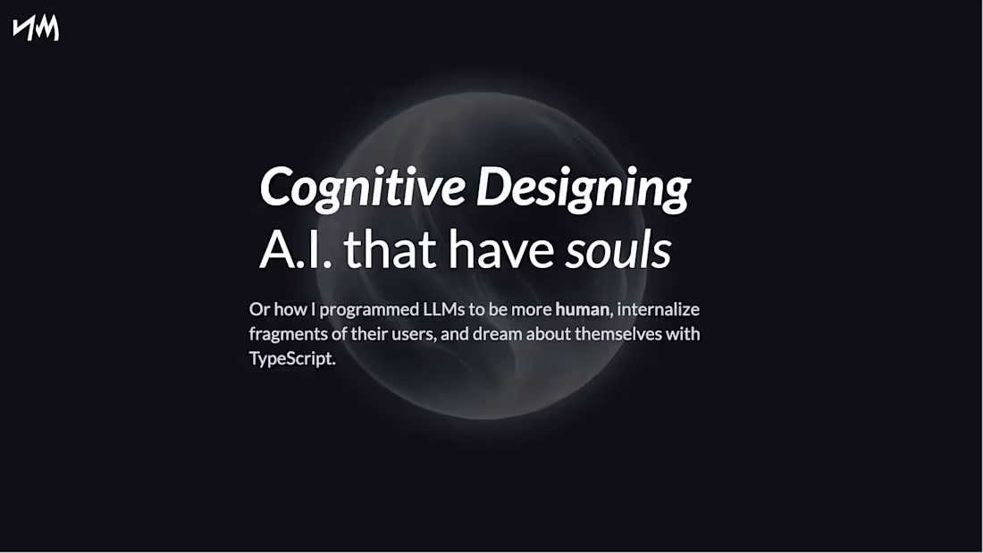 Cover image for Conversational A.I. with a subconscious, memories, and dreams