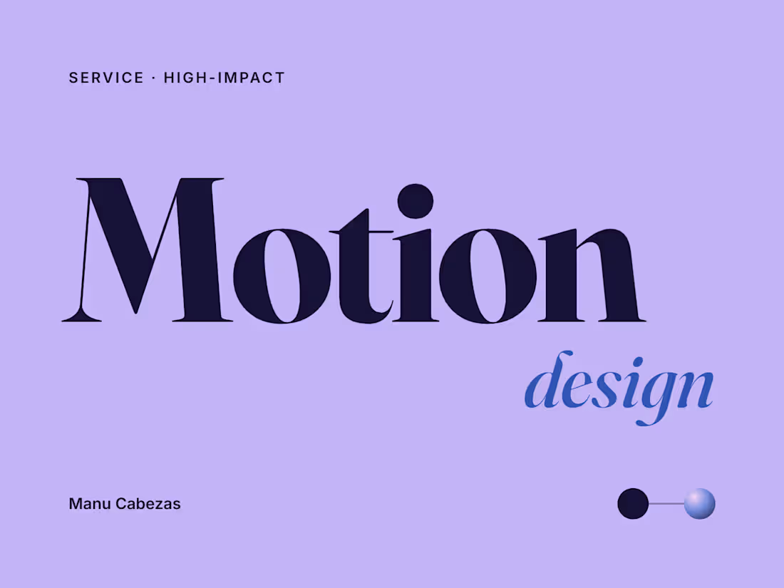 Cover image for High-Impact Motion Design (2D & 3D)