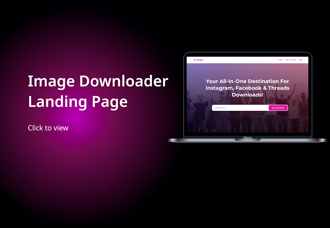 Cover image for Landing Page Idea