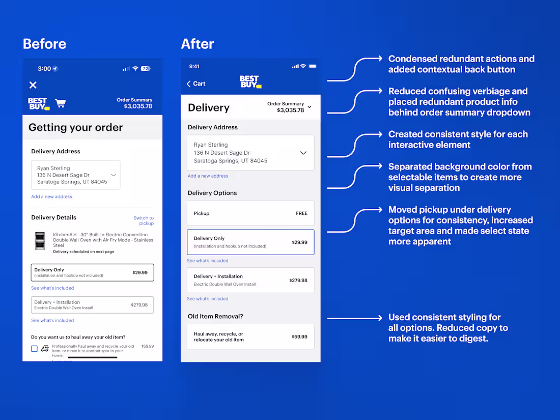 Cover image for Best Buy Checkout Redesign