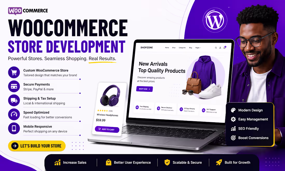 Cover image for I will do WooCommerce Store Design & Development