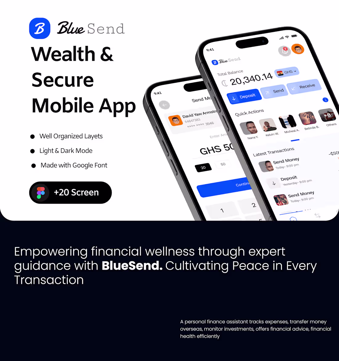 Cover image for BlueSend Mobile App