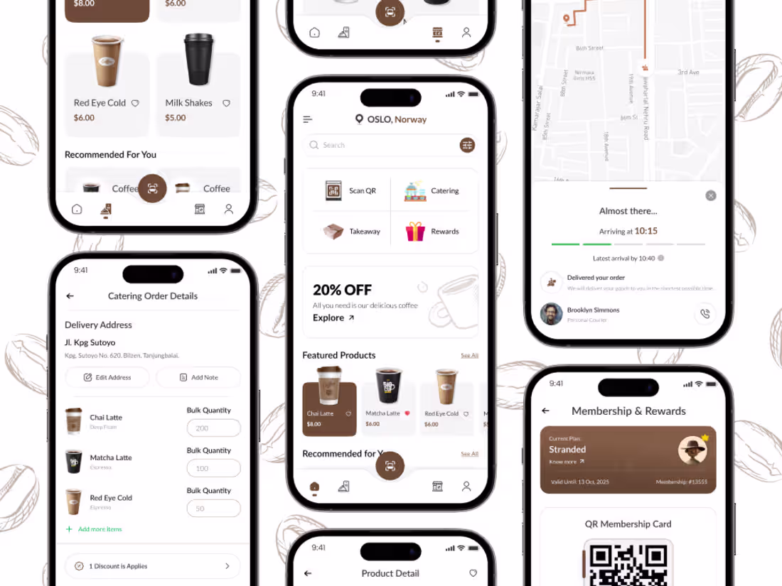 Cover image for Coffee Ordering App UI/UX Design