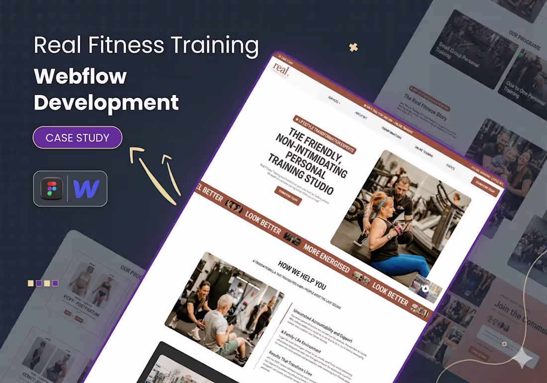 Cover image for Project Overview: Real Fitness Training
I