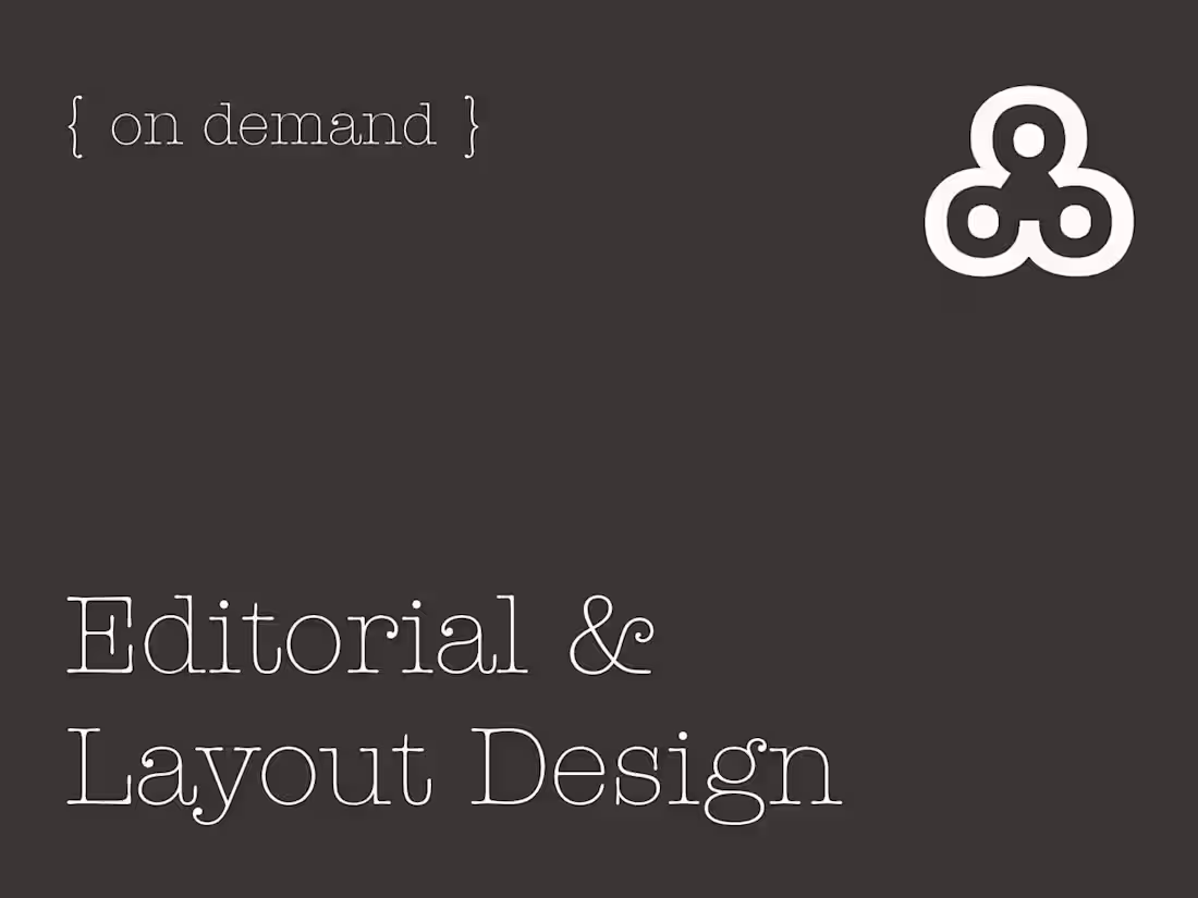 Cover image for Editorial & Layout Design