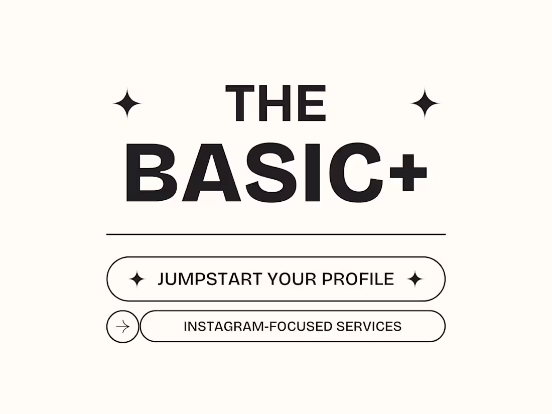 Cover image for Ramp up your social media plan with "The Basic+" package!