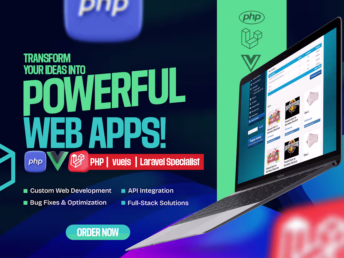 Cover image for Expert Laravel-vue-react Developer
