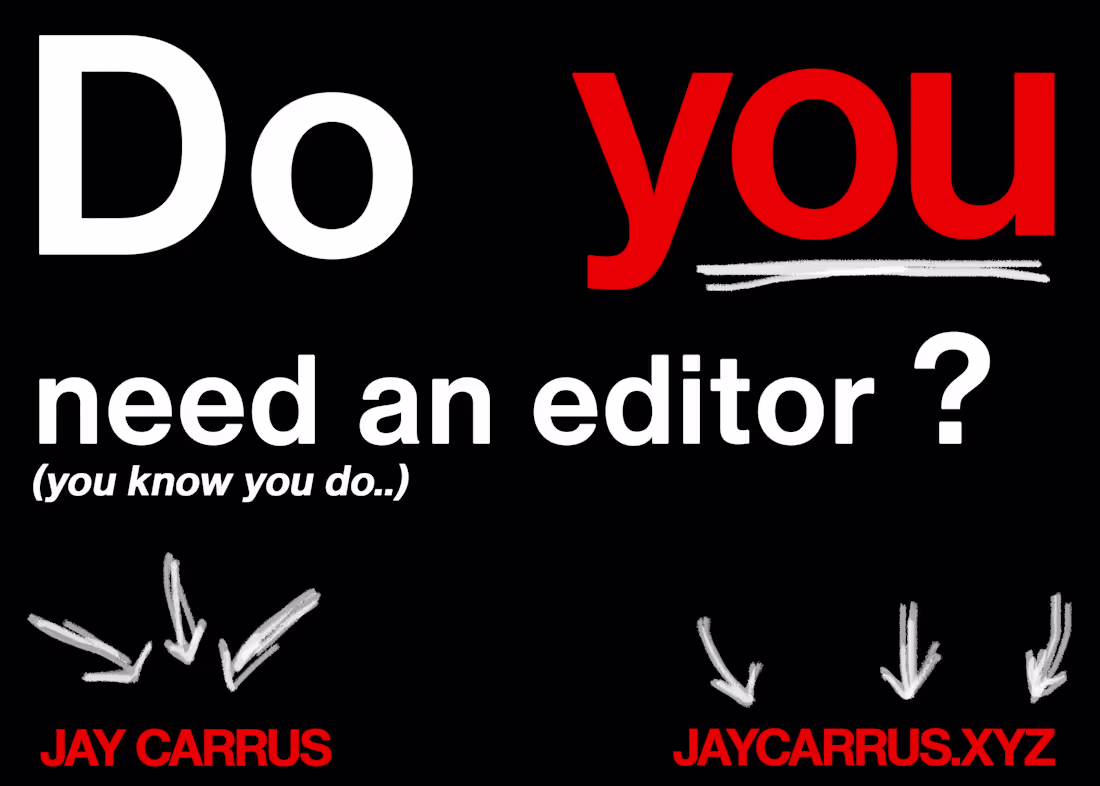 Cover image for Longform YouTube Video Editing - Short or Longterm