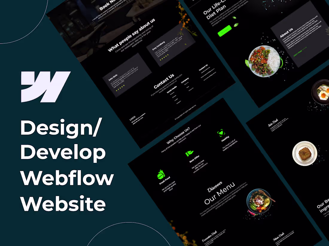 Cover image for I will Design a responsive Framer and WebFlow website.
