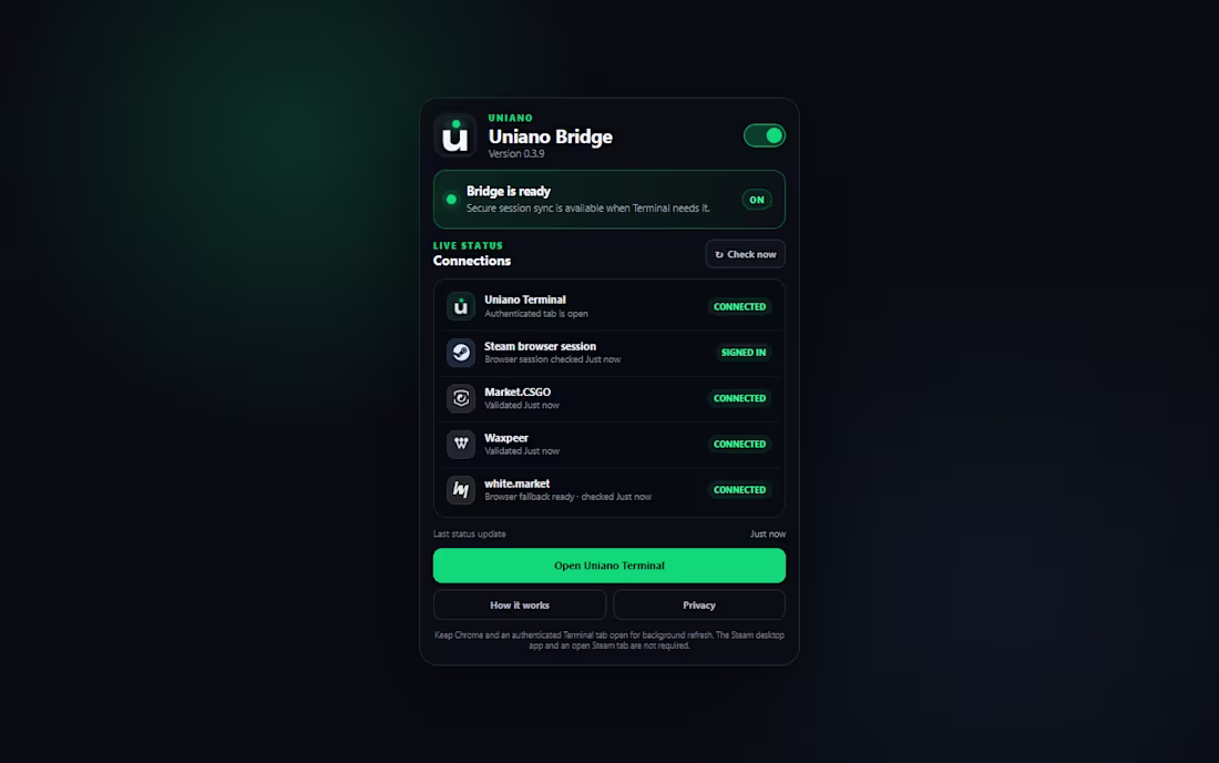 Cover image for Uniano Bridge — Secure Browser Integration