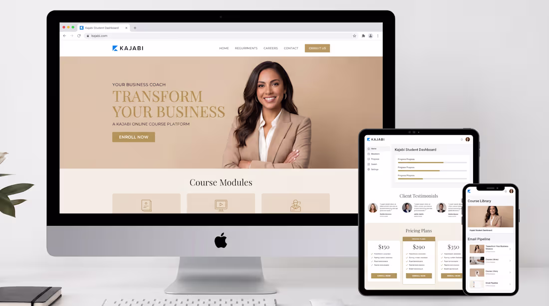 Cover image for Kajabi · Online Course Platform
Transform