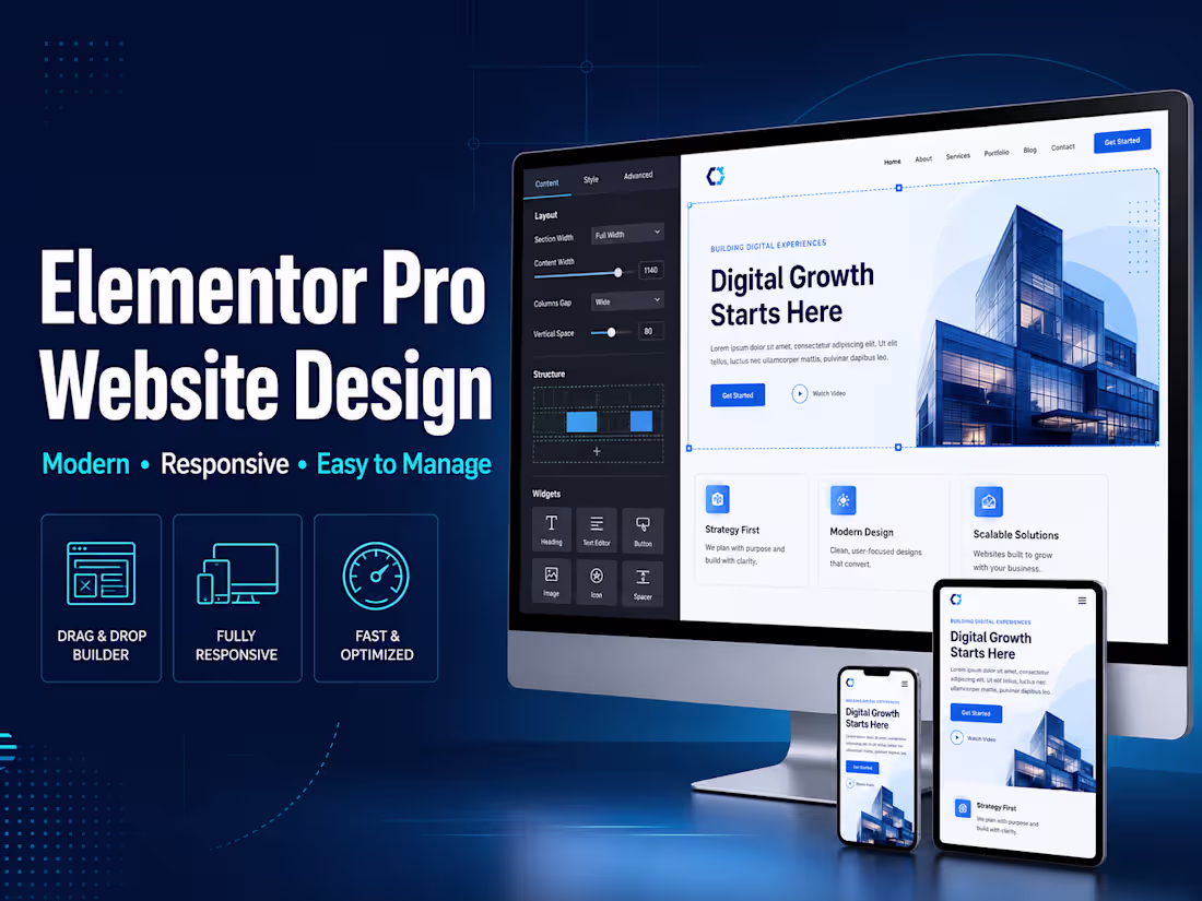 Cover image for Elementor Pro Website Design & Redesign