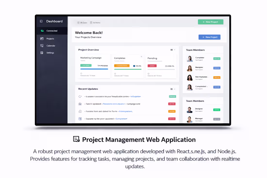 Cover image for A modern project management web application built with React...