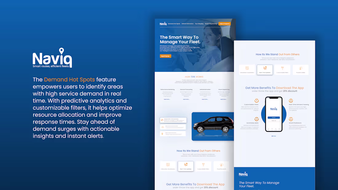 Cover image for online cab booking web ui design