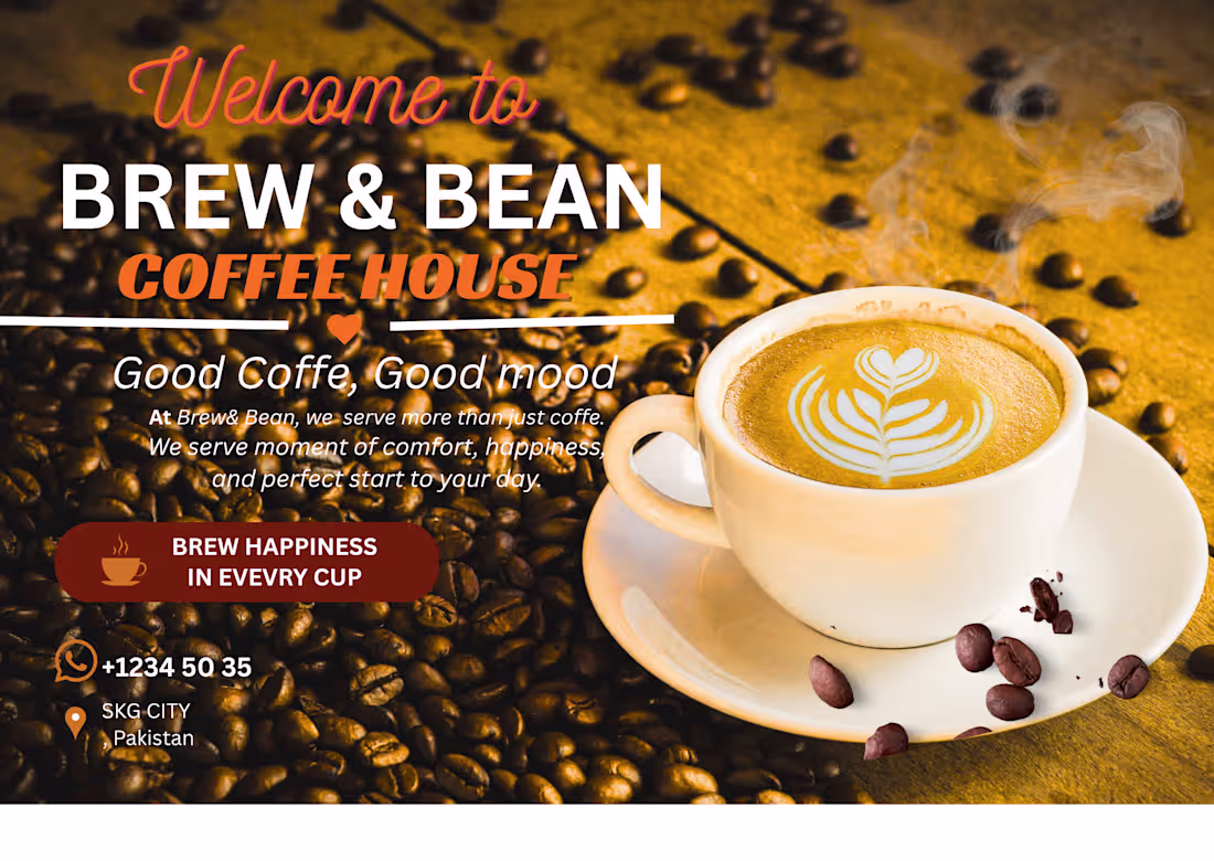 Cover image for A cozy coffee poster with