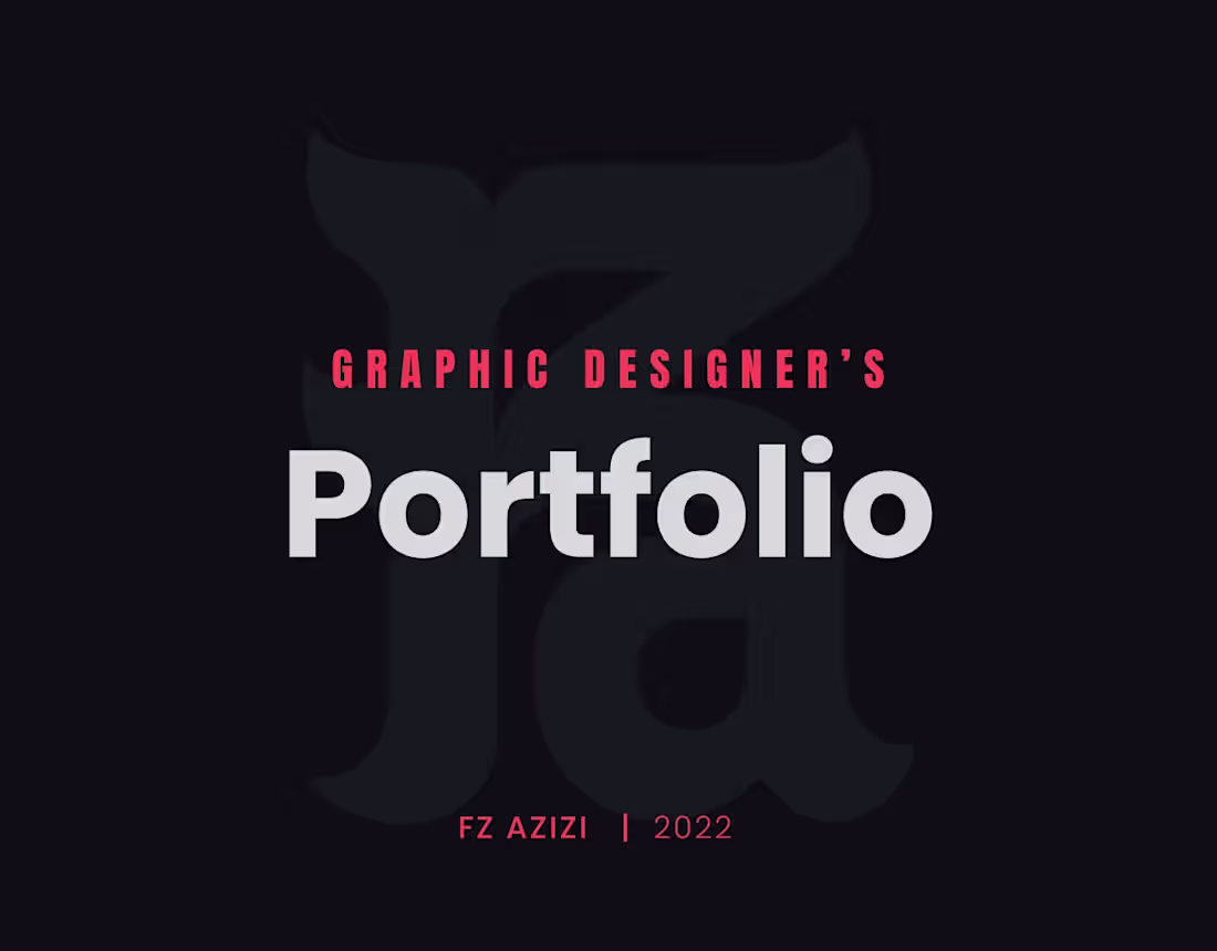Cover image for Graphic Designer's Portfolio