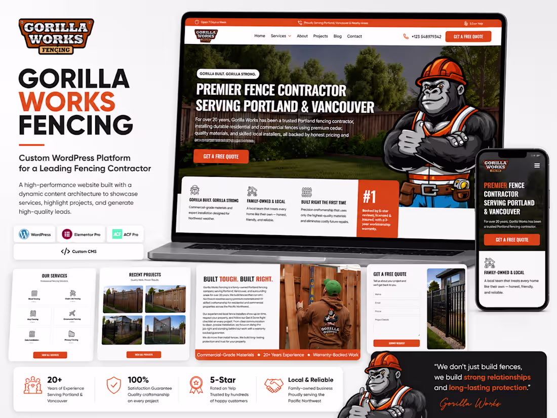 Cover image for Gorilla Works Fencing - Dynamic